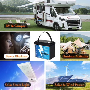 แบตเตอรี่ลิเธียม 640Wh แบบพกพาสำหรับตั้งแคมป์และรถบ้าน, ระบบจ่ายไฟแบบ Deep Cycle สำหรับการใช้งานแบบ Off-Grid พร้อมระบบ BMS ในตัว - Product Image 6