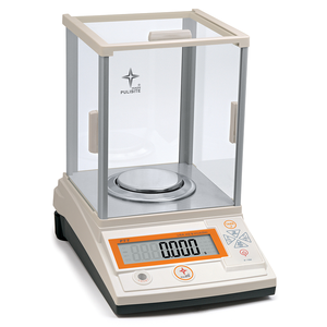 HUAZHI 300g/1mg LCD Digitale Hochpräzisions-Laborwaage & Schmuckwaage mit Aluminiumlegierung-Unterschale und 304 Edelstahl-Waageinsatz - Product Image 1