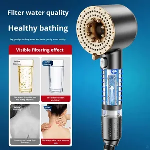 Pomme de <span class=keywords><strong>douche</strong></span> filtrée haute pression haut de gamme pour les pays du Golfe, soin de la peau, pomme de <span class=keywords><strong>douche</strong></span> à grande pression pour l'eau dure - Product Image 4