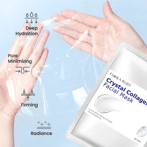 Private Label Bio Deep Collagen Crystal Jelly Clear Beauty Face Masking <b>Sheet</b> Korea Face Facial Masks Skin Care - Product Image 3
