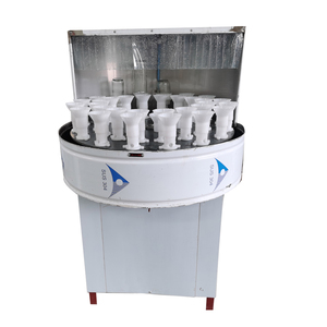 Machine à laver semi-automatique 32 têtes de pulvérisation d'eau rotative bon marché pour le recyclage des bouteilles en plastique pour animaux de compagnie de vin bouteille en <span class=keywords><strong>verre</strong></span> - Product Image 1