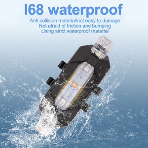 Đèn Nhấp Nháy Mini Màu Xanh Dương Không Dây Màu Đỏ Không Dây Thông Dụng Cho Xe Hơi Xe Máy Xe Tay Ga Đèn LED Cảnh Báo Đèn Chỉ Báo Tín Hiệu Máy Bay Không Người Lái - Product Image 4