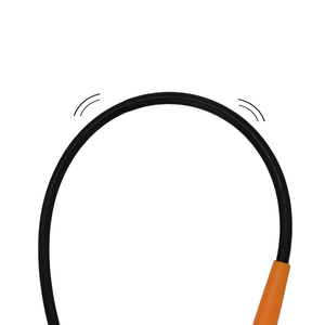 Antena Flexible Naranja y Negra para Walkie Talkie de 15 Pulgadas UHF VHF con Conector SMA Hembra para Uso en Interiores y Exteriores - Product Image 3