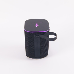 Portable <b>Speaker</b> With Colorful <b>Led</b> Light Rechargeable Battery Button Control Plastic Cabinet Handheld Design - Product Image 1