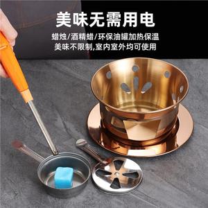 Korean Stainless Steel Alcohol Stove Set Golden Frog Hot Pot Mini Hot Pot Thai Tom Yum Kung Pot - Product Image 4