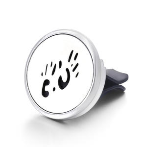 Clip de ventilation de voiture en acier inoxydable rond de 30 mm avec vis à torsion pour aromathérapie - Product Image 5