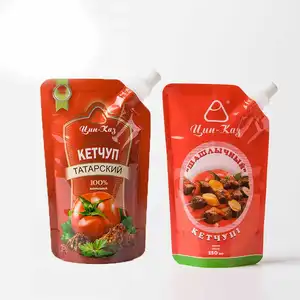 Free Sample Premium Food Grade Liquid Food Stand Up Spout Pouch Juice Tea Drink Packaging Bags Water Pouch With Carabiner