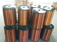 Fil magnétique/fil émaillé la meilleure qualité de cuivre soudage cuivre ou aluminium câble aimant fil pour micro moteur isolé chauffage