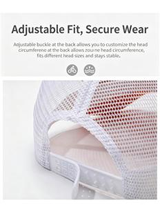 Casquette de baseball respirante en maille avec motif brodé, polyvalente, protection solaire, pour sport, grande circonférence de tête, casquette à visière. - Product Image 3