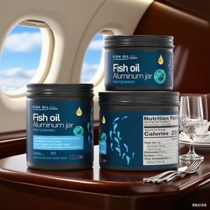 EcoArmor Custom Jar | BarrierGuard Fish Oil Can | OxygenLock Pharma Tin | SustainaJar Eco Pack | BrandShield Alu <b>Bottle</b> - Product Image 1