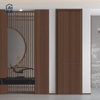 Portes intérieures en bois de style moderne du milieu du siècle, portes à panneaux, fabrication haut de gamme, résistantes à l'humidité, anti-rayures, isolation acoustique