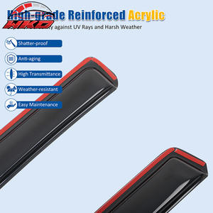 Déflecteurs de vent et de pluie latéraux en acrylique pour Ford Escape 13-19, à installer dans le canal de la fenêtre - Product Image 4