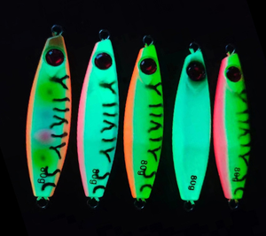 เหยื่อตก<span class=keywords><strong>ปลา</strong></span>โลหะเรืองแสงพร้อมลูกบอลเหล็กขนาด40กรัม80กรัม120กรัม - Product Image 5