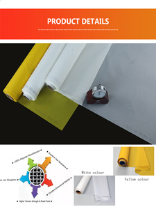 Chất Lượng Cao 500M Trắng Lưới 100 Lưới 39t-55um 165Cm Chiều Rộng <span class=keywords><strong>Polyester</strong></span> Lụa Màn Hình In Ấn Lưới/Bolting Vải Cho Màn Hình In Ấn - Product Image 6