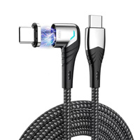 Câble magnétique USB C 100W populaire 1.5m 5A charge rapide Type C vers USB C câble de chargeur magnétique QC3.0 4.0 téléphone PD