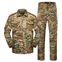 Uniformes de sécurité personnalisés par le fabricant, en polyester rip-stop durable, chemises et pantalons tactiques, camouflage, entraînement en plein air, mission 728