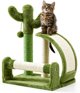 Stilvolle große Katzen spielzeug Interaktive Holz kugel laufen Triple Sisal Indoor Hanging <span class=keywords><strong>Cat</strong></span> Scratching Tower Box verpackt - Product Image 1