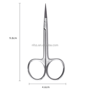 Ciseaux de beauté européens <span class=keywords><strong>Staleks</strong></span> pour l'élimination des peaux mortes et des callosités Lame droite Pointe pointue pour outils de coupe des sourcils russes - Product Image 6