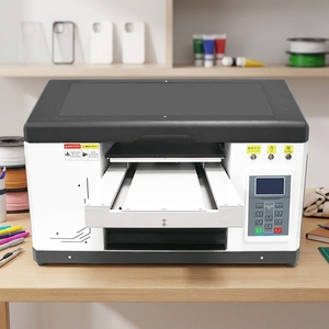 Stampante UV Multifunzione Rigida per Stampa Digitale Mini A3 A4, Macchina <span class=keywords><strong>da</strong></span> Tavolo per Bottiglie di Birra, Vetro, Acrilico - Product Image 1