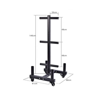 Support de rangement pour haltères à domicile pour haltères support de disque de poids commercial stockage d'équipement de gymnastique en acier
