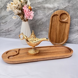 Acacia Wood <b>Small</b> <b>Tray</b> Rectangular Dessert Serving Plate For Restaurant Hotel Condiment Use - Product Image 4