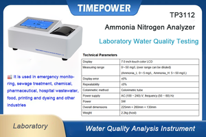 TIMEPOWER TP3112 Desktop Waterkwaliteitstester Ammoniak-stikstofanalysator Colorimetrische buis 0,0-14,0 pH-detectie USB/LAN-overdracht - Product Image 5