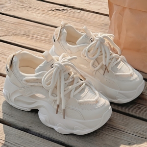 <span class=keywords><strong>Zapatillas</strong></span> Deportivas de Malla Transpirable para <span class=keywords><strong>Mujer</strong></span>, Novedad de Primavera y Otoño 2024, de Moda Casual para Correr con Suela Gruesa - Product Image 6