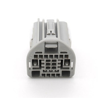 Conector de Cableado Eléctrico Automotriz Hembra de 21 Pines 6098-7122 Gris para Ford
