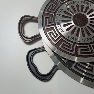 Sartén Tawa Antiadherente de 45 cm, Sartén Árabe de Aluminio Raj - Product Image 2