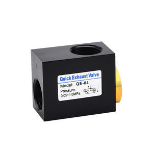 Vanne d'échappement rapide QE-01 Vanne de ventilation QE-02 Vanne d'échappement rapide du cylindre Vanne de ventilation QE-03 Vanne pneumatique Pièces pneumatiques - Product Image 3