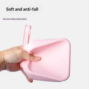 Firkin Silicone Handbag Transparent Jelly Bag Window Portable Large Capacity Handbag Students Phone Pouch Storage - Product Image 3