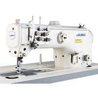 Nouvelle machine à coudre industrielle à point unique Jukis LU-2810 avec pied marcheur composé, table et moteur servo