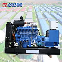 Générateur de puissance à moteur au biogaz de 80 kW 100 kVA homologué CE pour l'industrie avicole moderne, économique et efficace