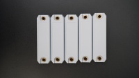 Transpondedor RFID UHF de ABS de Alta Resistencia, Etiqueta Electrónica Pasiva Resistente a Altas Temperaturas con Superficie Imprimible Personalizada