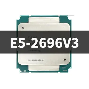 Xeon E5-2696 V3 E5 2696v3 E5 2696 V3 2.3 Ghz 18 núcleos Vinte e 36 fios 45MB 135W Processador CPU LGA 2011-3 Servidor 18 Núcleo
