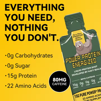 Gels énergétiques protéiques-Pochette pré-entraînement pour nutrition sportive pour des performances améliorées