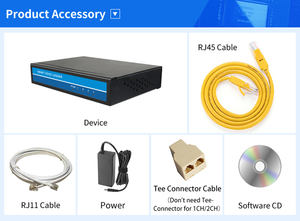 4CH Standalone PSTN FSK/DTMF Festnetz anruf Automatischer Sprach rekorder für Call Center, Netzwerk HDD 2-Wege-Radio-Sprachlogger - Product Image 3