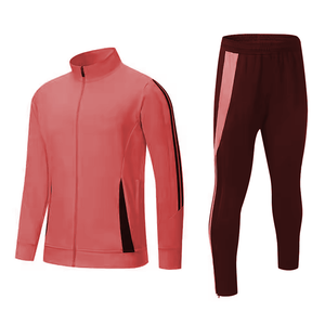 High quality Custom made Printed Autumn Skinny Fit Windproof Jogging Training Tracksuit Set <b>Half</b> Zip Football Training Kit Quick - Product Image 4