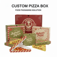Scatole per Fette di Pizza Senza Disordine, Contenitori Robusti da Asporto Progettati per Porzioni Singole, Facile Montaggio