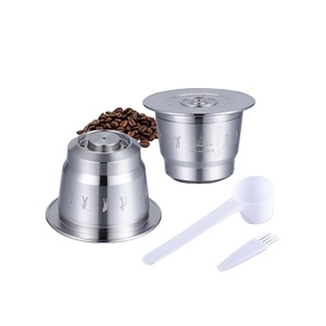 <span class=keywords><strong>Barista</strong></span> outils accessoires de cuisine recharge dosettes réutilisables Capsule de café vide avec dameur - Product Image 5