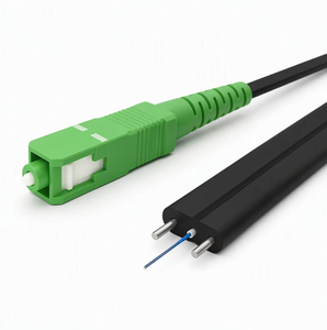 Cable OEM de Fabricante FTTH Drop Simplex Monomodo G657A2 Negro LSZH Autoportante con Conductor Trenzado de 1000M y Diámetro Personalizado - Product Image 1
