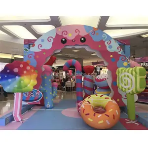 Candy theme inflatable candy for Christmas decoration Indoor