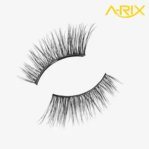 Cils demi-bande 3/4 en PBT, fabriqués à la machine, sans besoin de coupe, faciles pour les débutants, effet œil de chat, sans douleur - Product Image 6