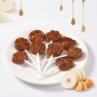 Sucettes à la pâte de poire et de loquat, bonbons apaisants pour la gorge aux herbes naturelles, sans sucre ajouté, collation saine pour enfants, emballées individuellement