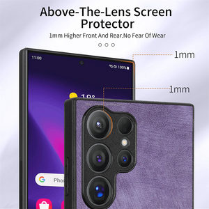 ที่ไม่ซ้ํากันปกป้องผู้ถือบัตรหนังโทรศัพท์มือถือสมาร์ทพร้อมเชือกเส้นเล็กบนโทรศัพท์มือถือป้องกันสําหรับ <span class=keywords><strong>Samsung</strong></span> S24 Ultra - Product Image 5