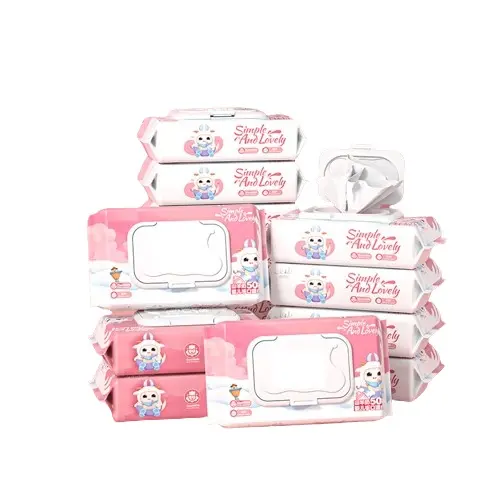 Lookon Customized Cheap price 80 pcs Biodegradable Original Baby Wipes Non scented healthy safe Baby Wipes wet wipes