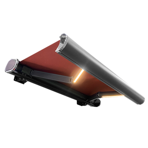 Auvent rétractable électrique autoportant en acrylique avec cadre en aluminium robuste, télécommande, protection UV et revêtement PDC - Product Image 3