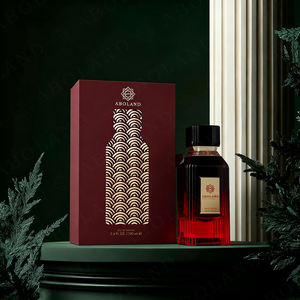 Caja de Perfume con Logotipo Personalizado, Papel con Lámina Dorada, Caja de Regalo de Perfume de Lujo, Caja de Regalo Cuadrada con Cajón - Product Image 1