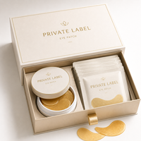 Patchs Hydrogel au Collagène et Vitamine C pour les Yeux, Anti-Cernes et Anti-Poches, Emballage en Pot, Marque Privée