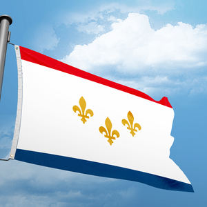 Maßgefertigte Werbe-Patriotische Outdoor-Flagge 3x5FT Doppelseitig Digital Bedruckt Hochwertige Louisiana New Orleans Flagge - Product Image 2